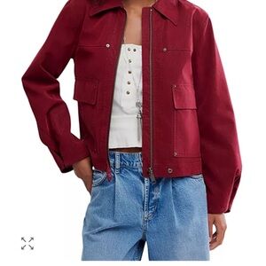Free People Blair Faux Suede Jacket